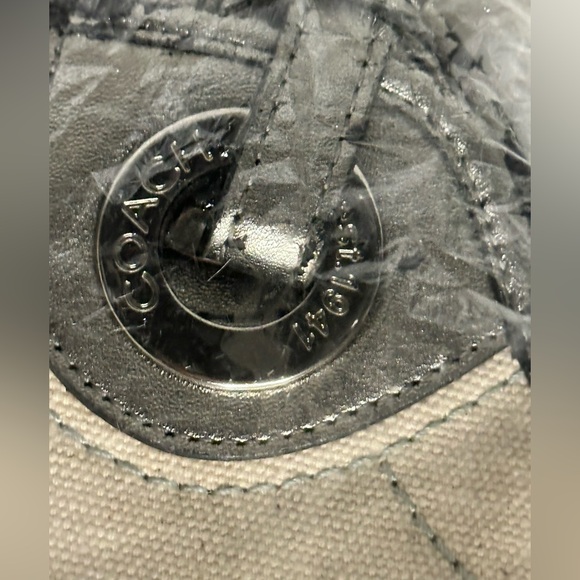 Vintage COACH project bag - Underwater themed Tote - teal interior - TLC bag - Picture 13 of 15